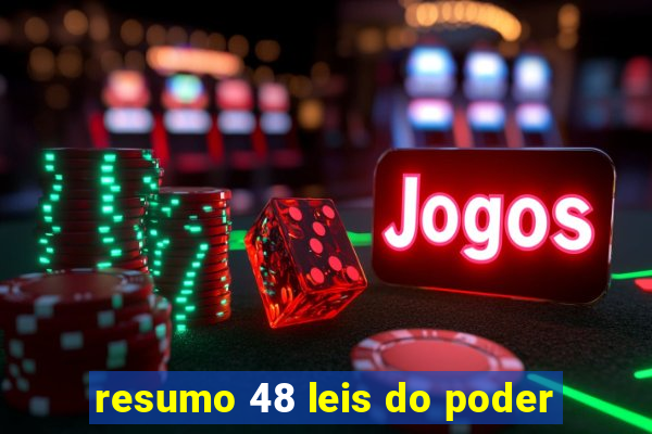 resumo 48 leis do poder